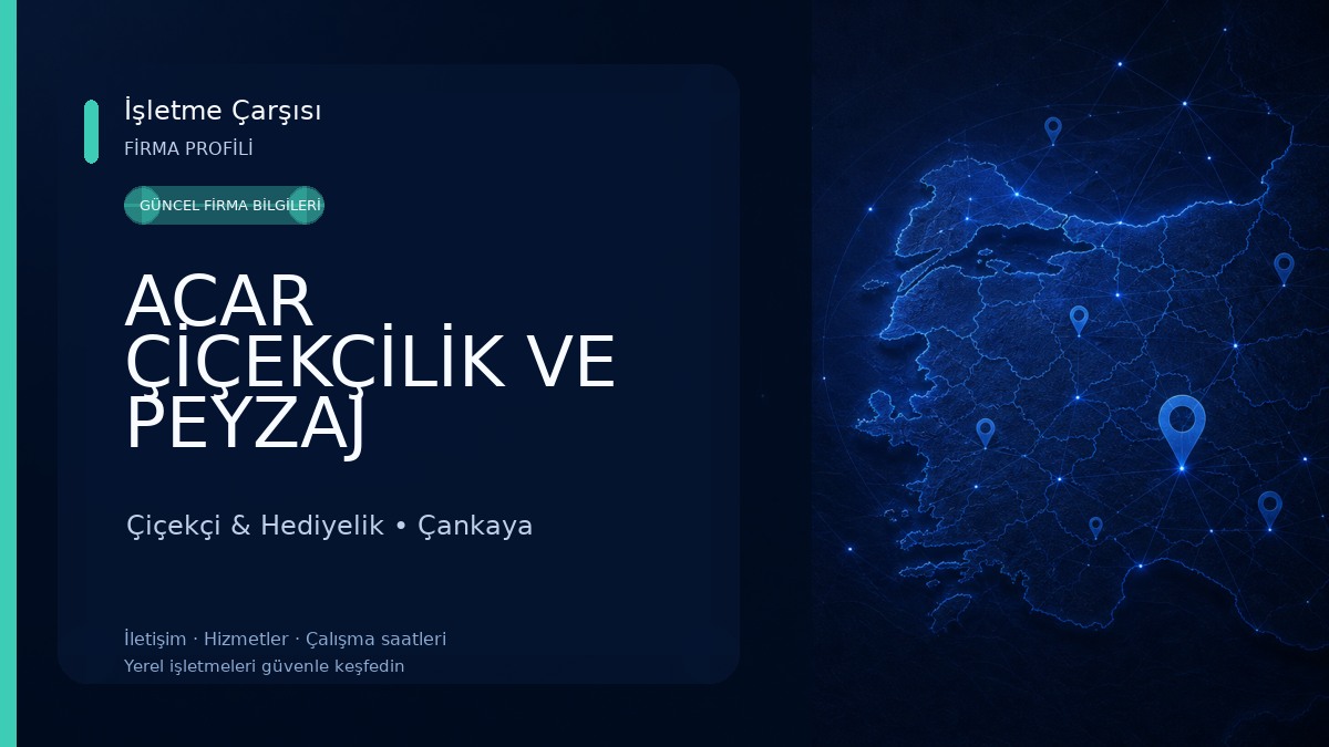 ACAR ÇİÇEKÇİLİK VE PEYZAJ