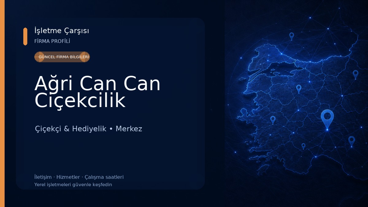 Ağri Can Can Ciçekcilik