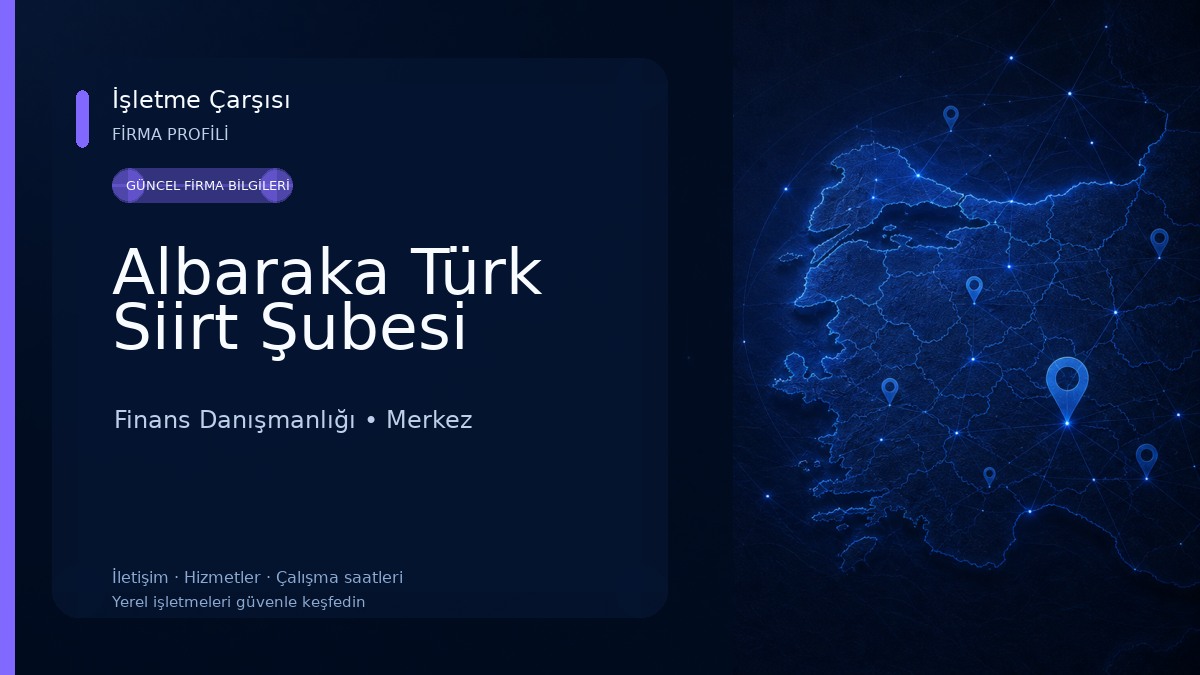 Albaraka Türk Siirt Şubesi