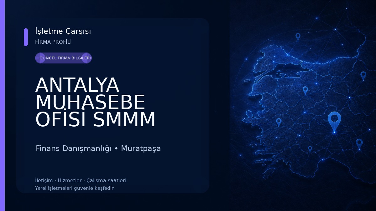 ANTALYA MUHASEBE OFİSİ SMMM ÖNDER KARAY