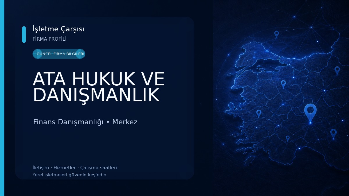 ATA HUKUK VE DANIŞMANLIK