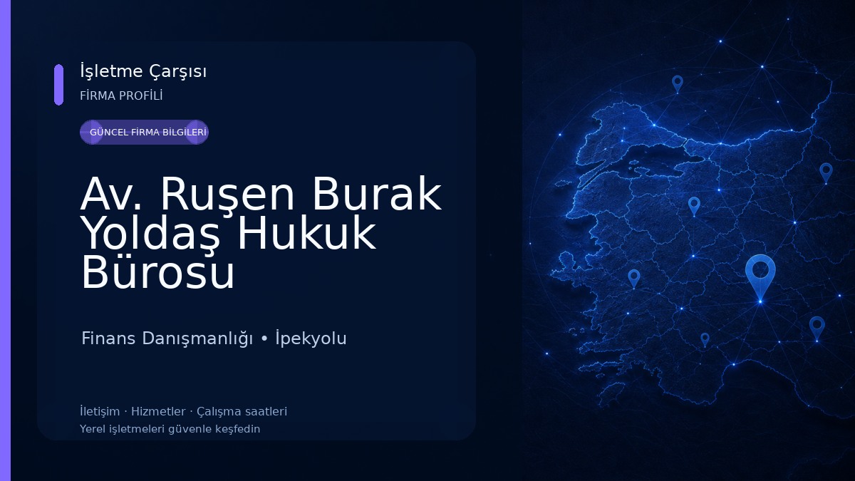 Av. Ruşen Burak Yoldaş Hukuk Bürosu