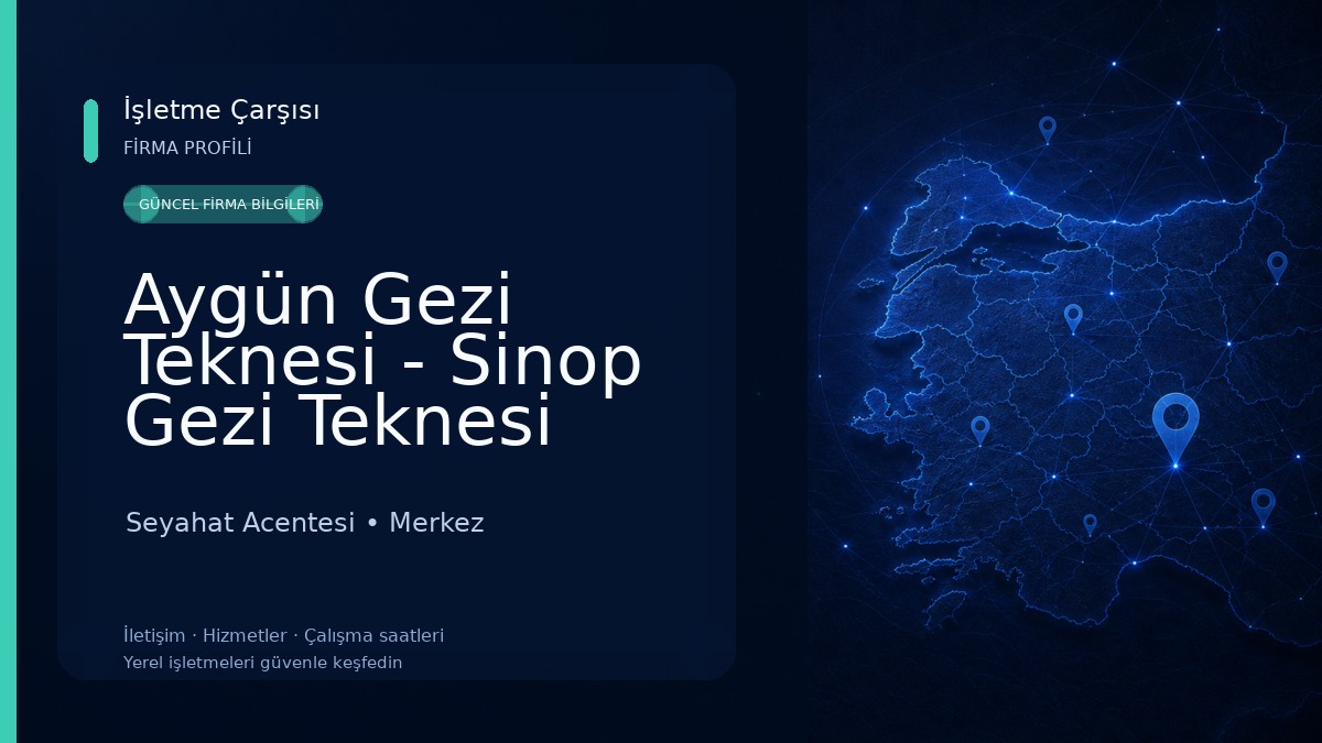 Aygün Gezi Teknesi - Sinop Gezi Teknesi