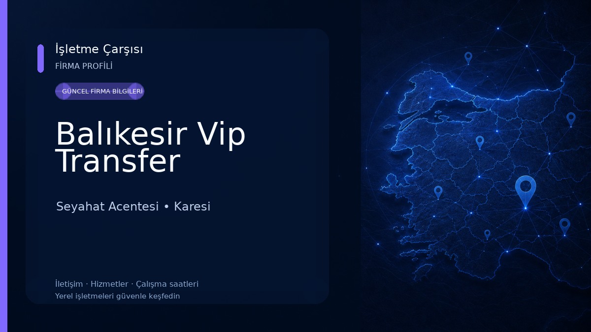 Balıkesir Vip Transfer