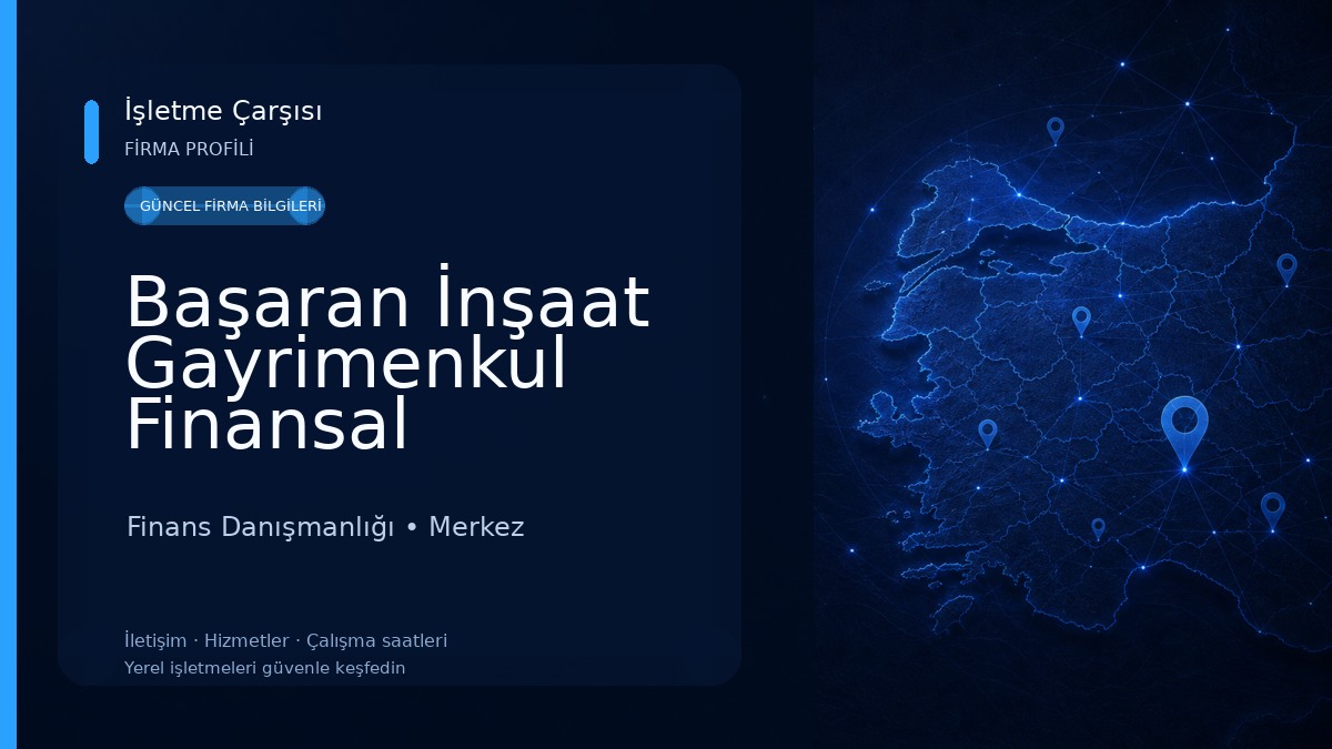 Başaran İnşaat Gayrimenkul Finansal Danışmanlık Ofisi