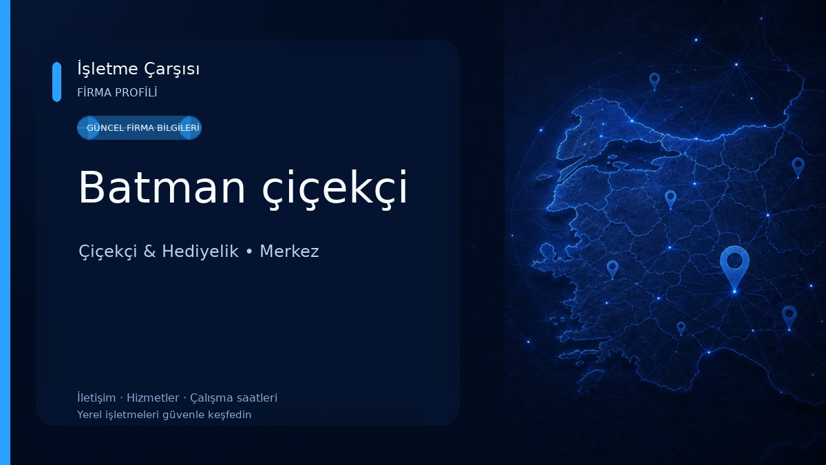 Batman çiçekçi