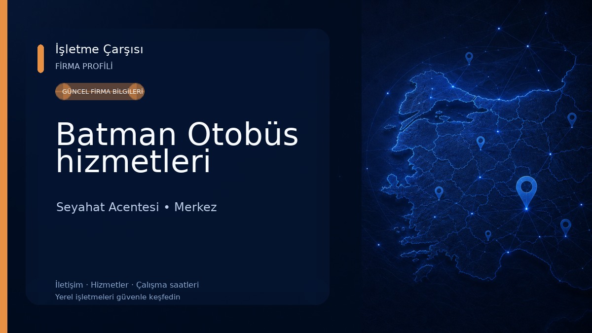Batman Otobüs hizmetleri