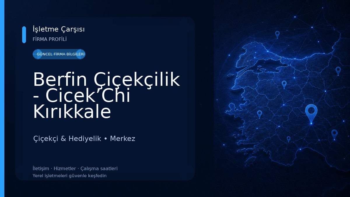 Berfin Çiçekçilik - Cicek’Chi Kırıkkale