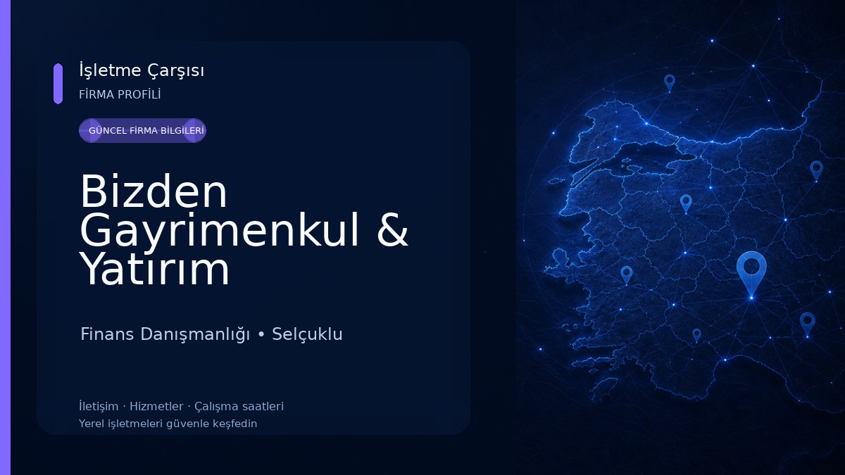 Bizden Gayrimenkul & Yatırım Danışmanlığı