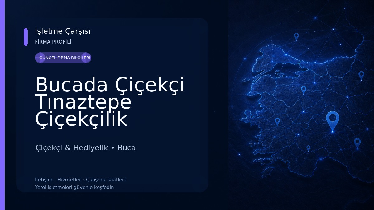 Bucada Çiçekçi Tınaztepe Çiçekçilik