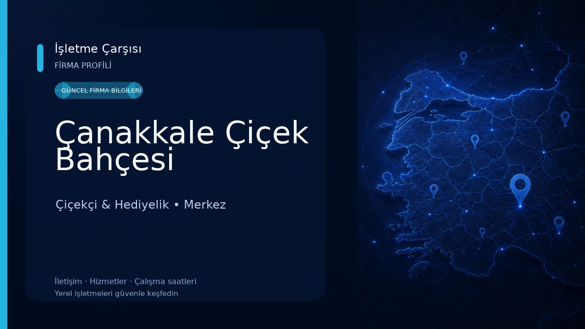 Çanakkale Çiçek Bahçesi