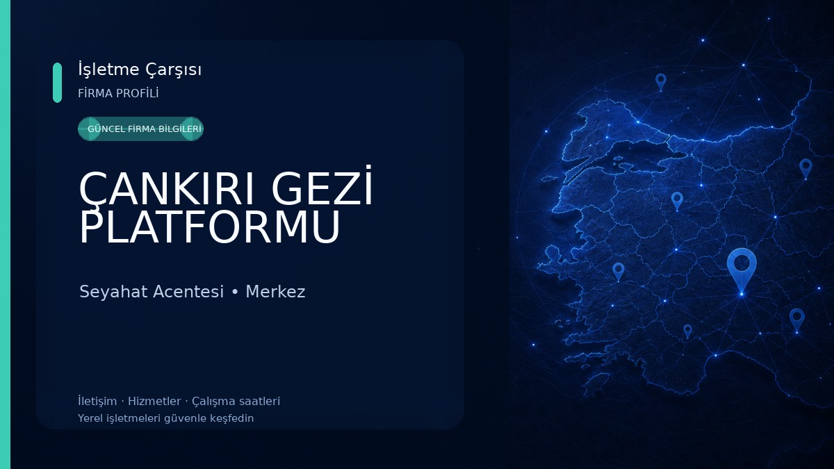 ÇANKIRI GEZİ PLATFORMU