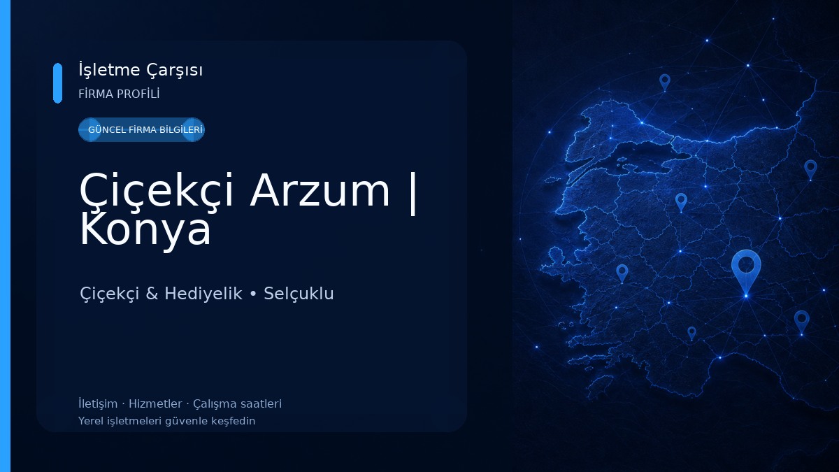 Çiçekçi Arzum | Konya