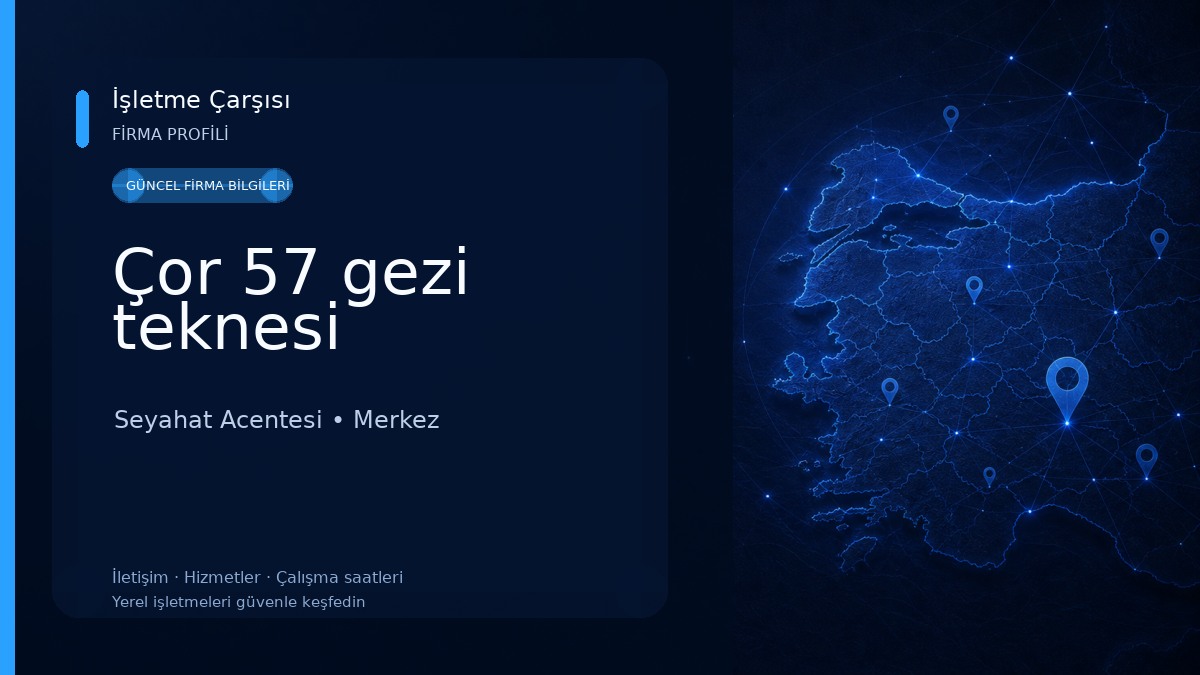Çor 57 gezi teknesi