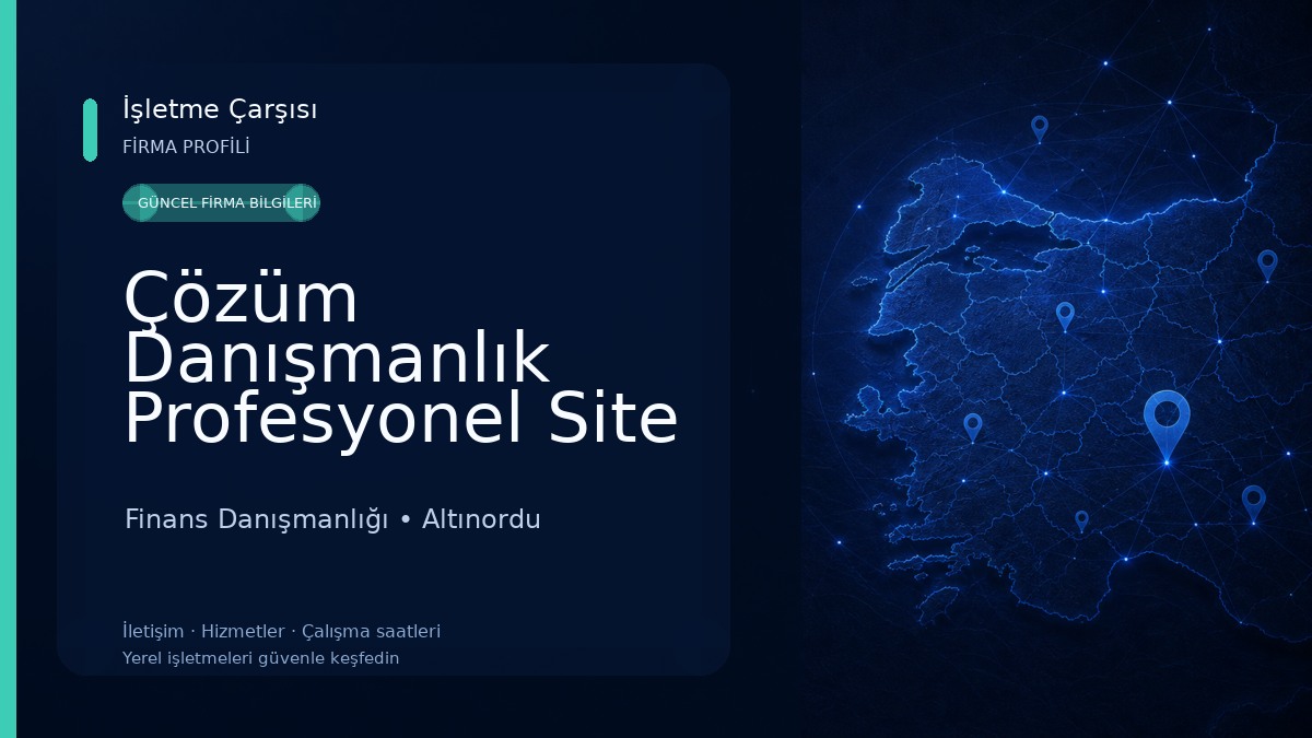 Çözüm Danışmanlık Profesyonel Site Yönetimi
