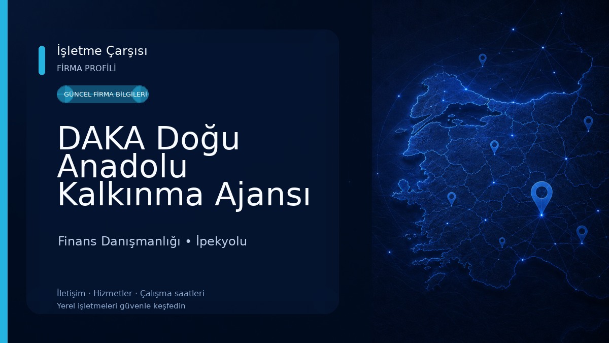 DAKA Doğu Anadolu Kalkınma Ajansı