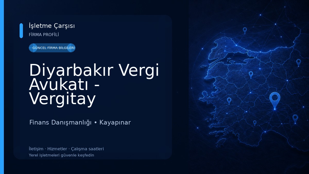 Diyarbakır Vergi Avukatı - Vergitay (Diyarbakır Vergi Avukatları, Vergi Avukatı Diyarbakır, Vergi Avukatları Diyarbakır)