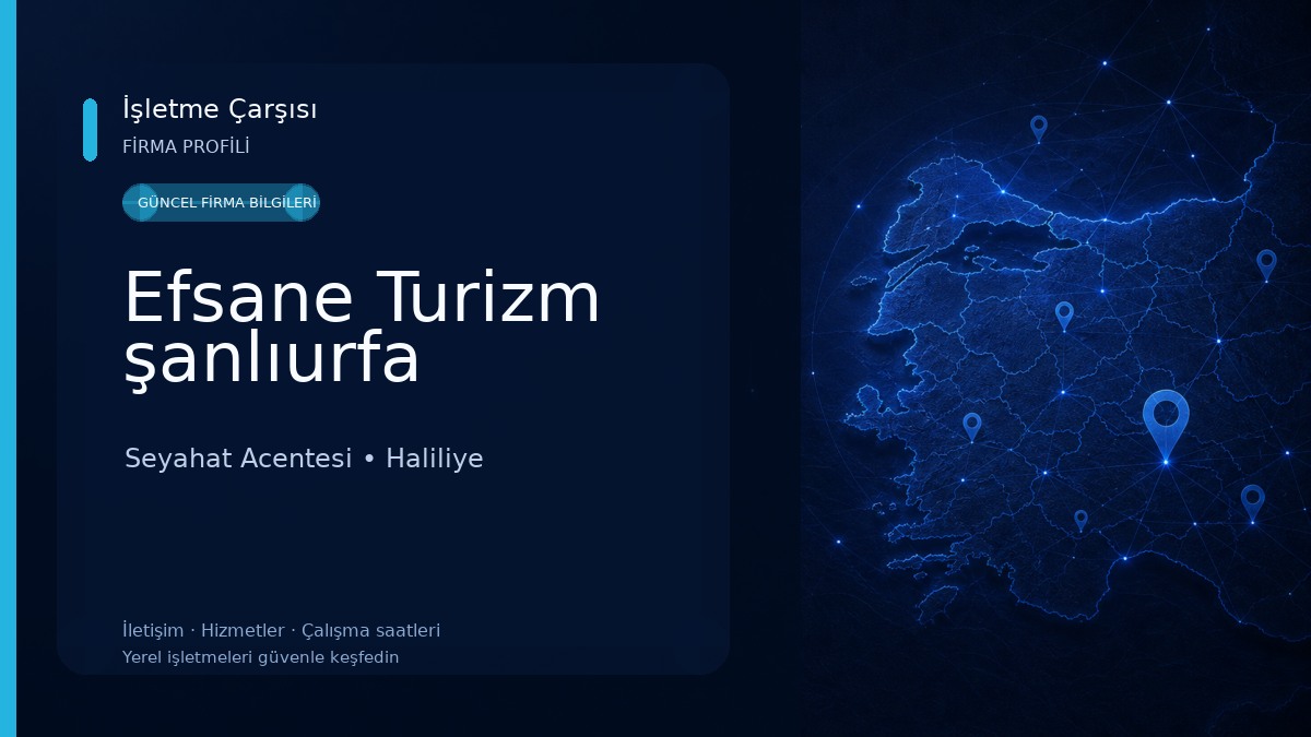 Efsane Turizm şanlıurfa