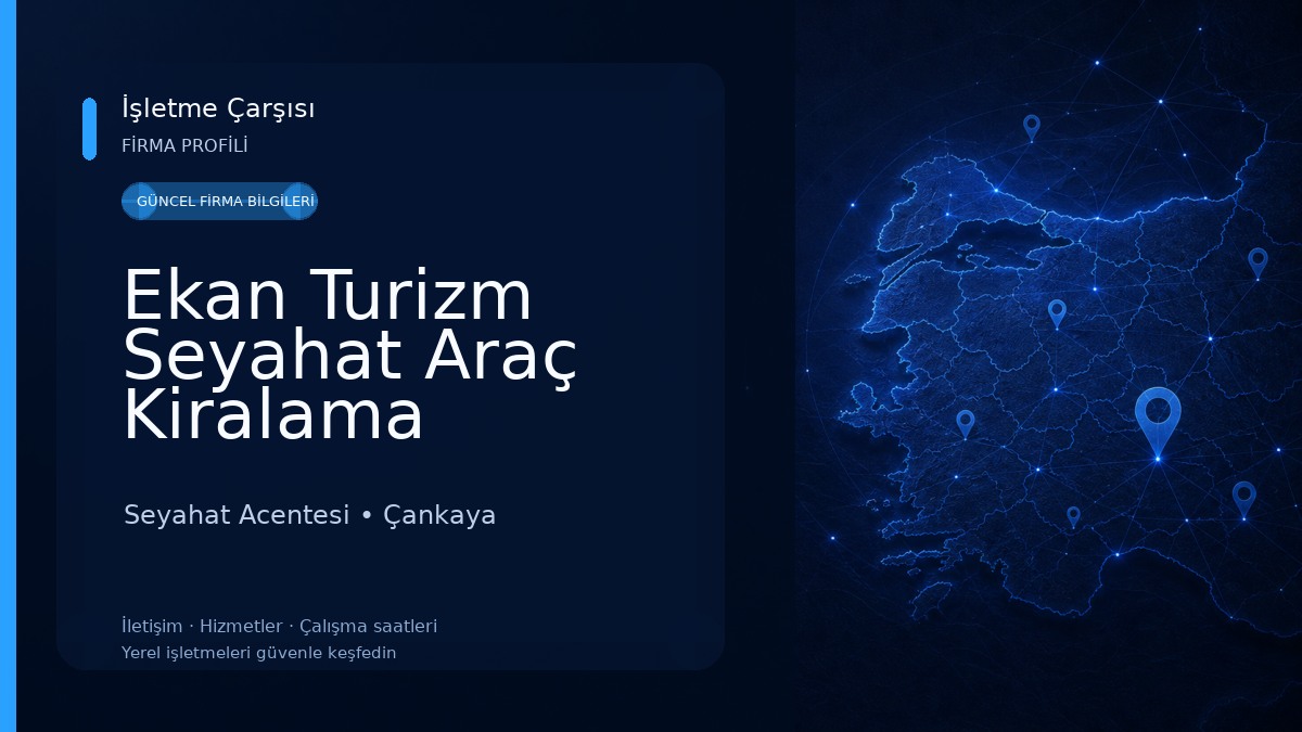 Ekan Turizm Seyahat Araç Kiralama