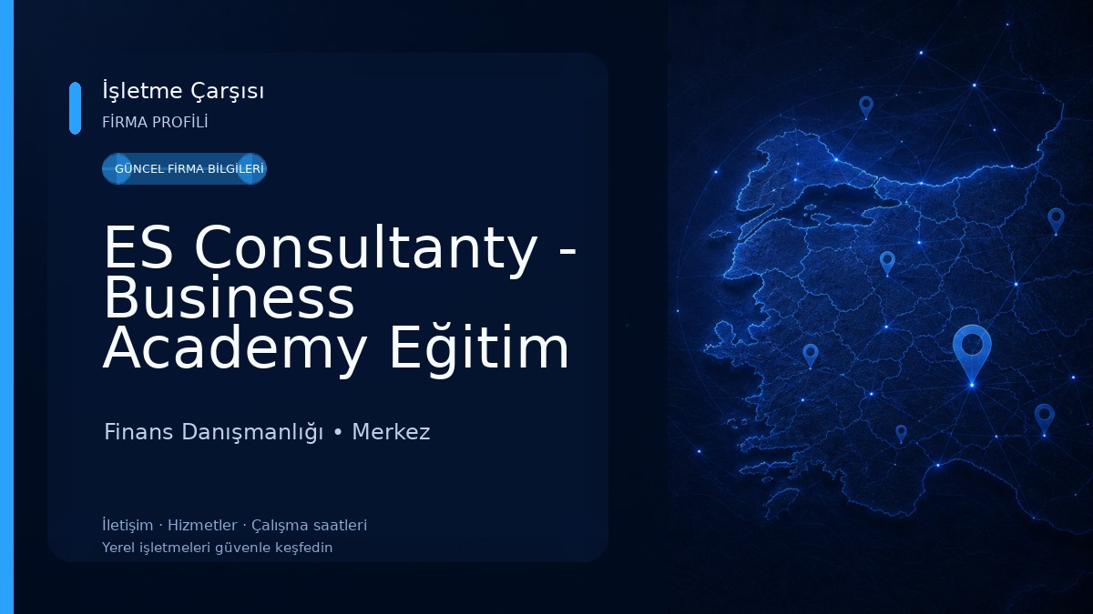 ES Consultanty - Business Academy Eğitim ve Danışmanlık