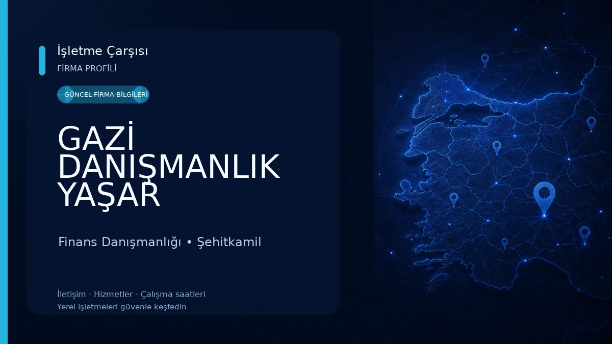 GAZİ DANIŞMANLIK YAŞAR ÖZBUDAK