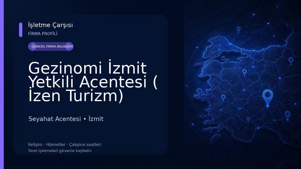 Gezinomi İzmit Yetkili Acentesi ( İzen Turizm)