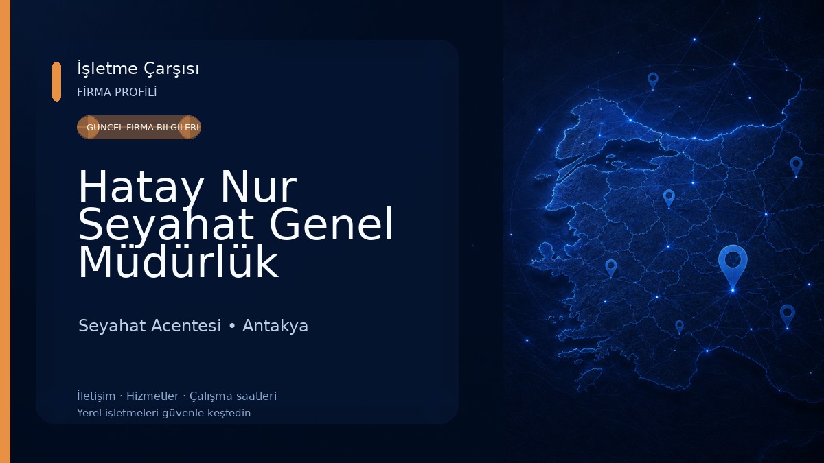 Hatay Nur Seyahat Genel Müdürlük