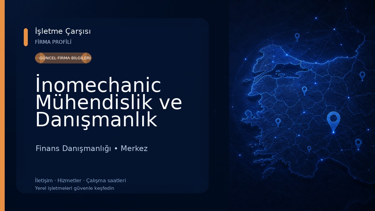 İnomechanic Mühendislik ve Danışmanlık