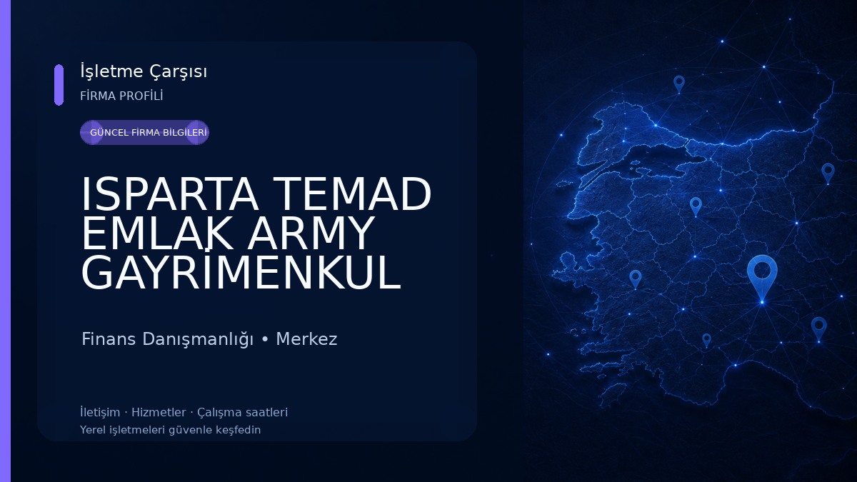 ISPARTA TEMAD EMLAK ARMY GAYRİMENKUL