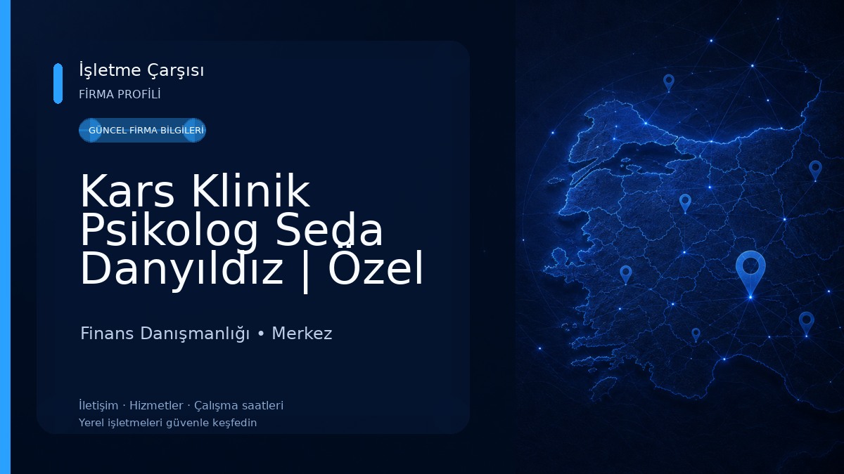 Kars Klinik Psikolog Seda Danyıldız | Özel Sağlık Meslek Hizmet Birimi