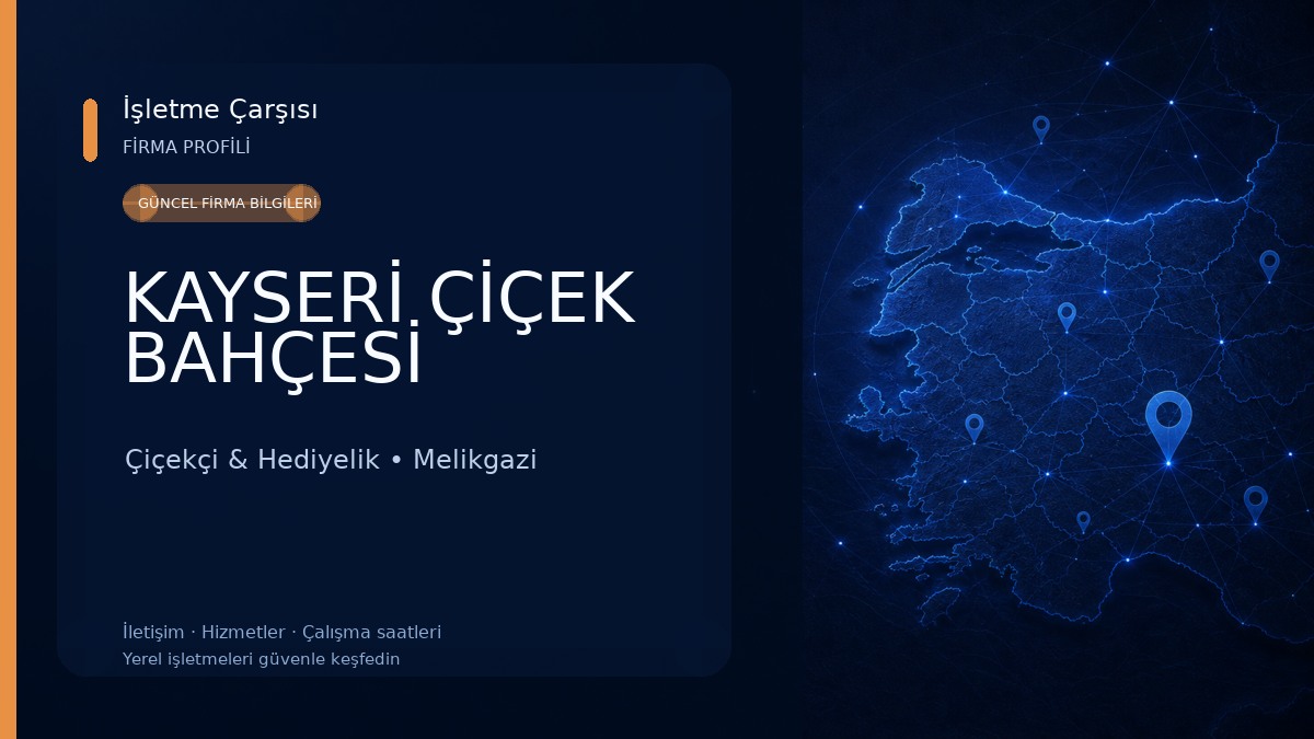 KAYSERİ ÇİÇEK BAHÇESİ