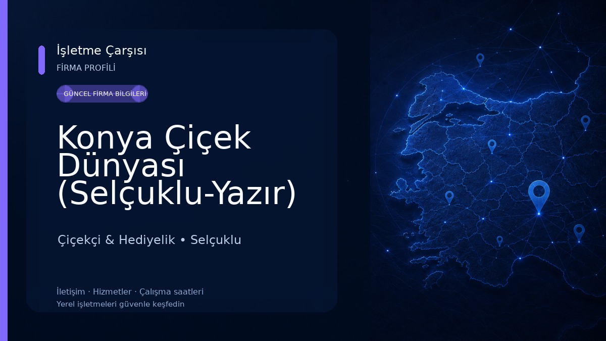 Konya Çiçek Dünyası (Selçuklu-Yazır)