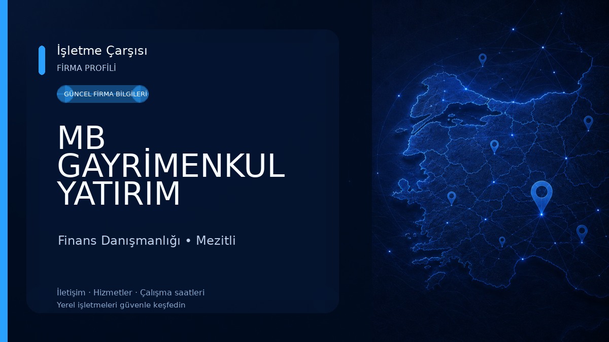 MB GAYRİMENKUL YATIRIM DANIŞMANLIĞI