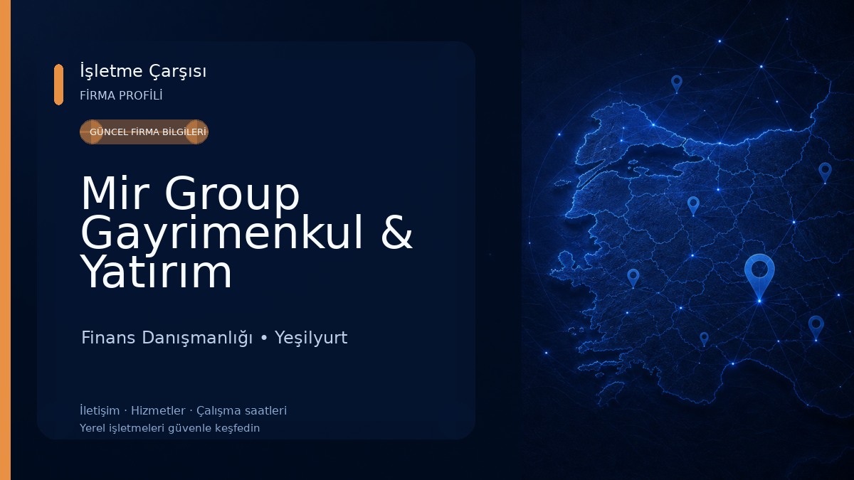 Mir Group Gayrimenkul & Yatırım Danışmanlığı