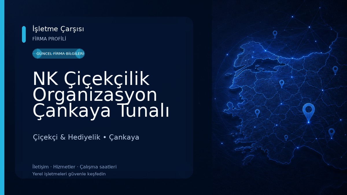 NK Çiçekçilik Organizasyon Çankaya Tunalı Kızılay Ankara