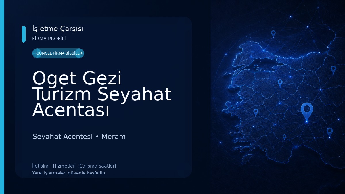 Oget Gezi Turizm Seyahat Acentası