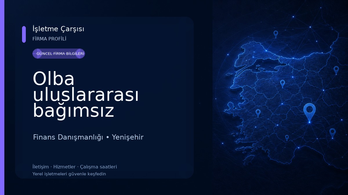 Olba uluslararası bağımsız denetim danışmanlık anonim Şirketi merkez ofisi