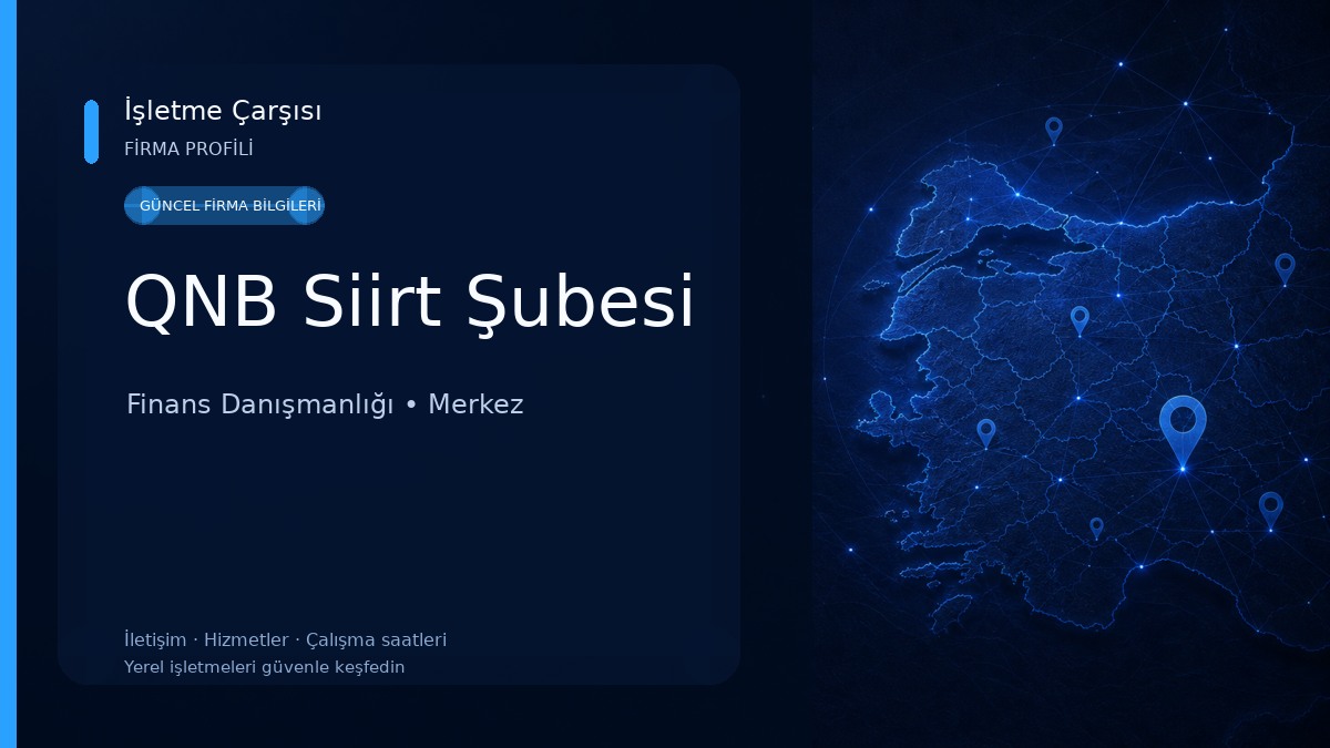 QNB Siirt Şubesi