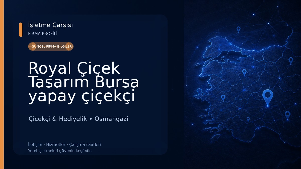 Royal Çiçek Tasarım Bursa yapay çiçekçi