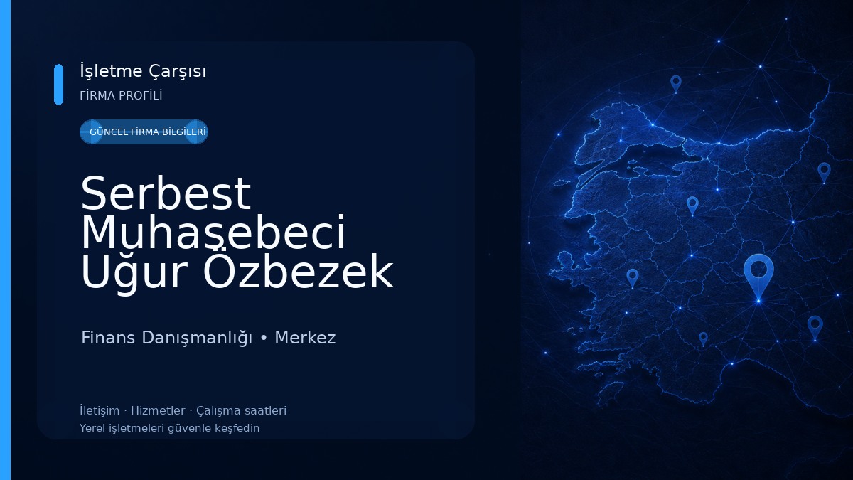 Serbest Muhasebeci Uğur Özbezek