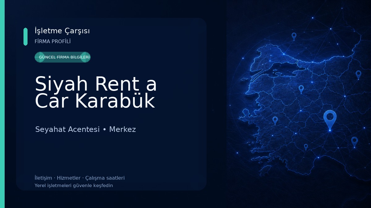 Siyah Rent a Car Karabük