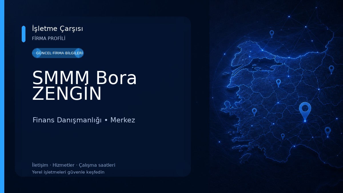 SMMM Bora ZENGİN