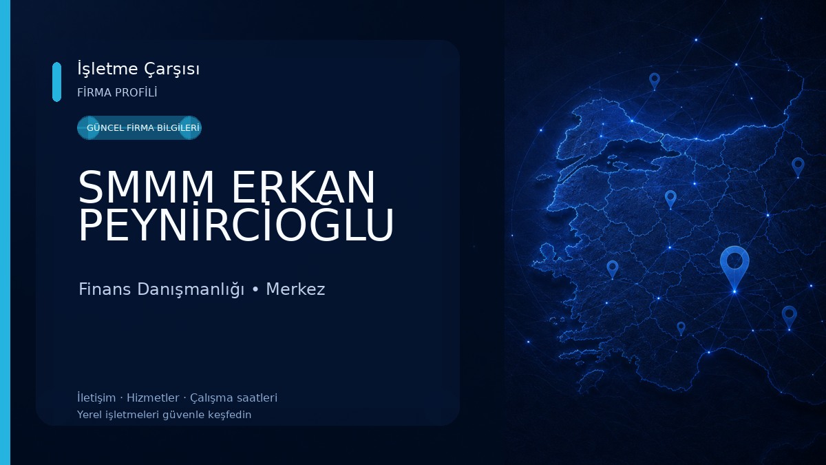SMMM ERKAN PEYNİRCİOĞLU