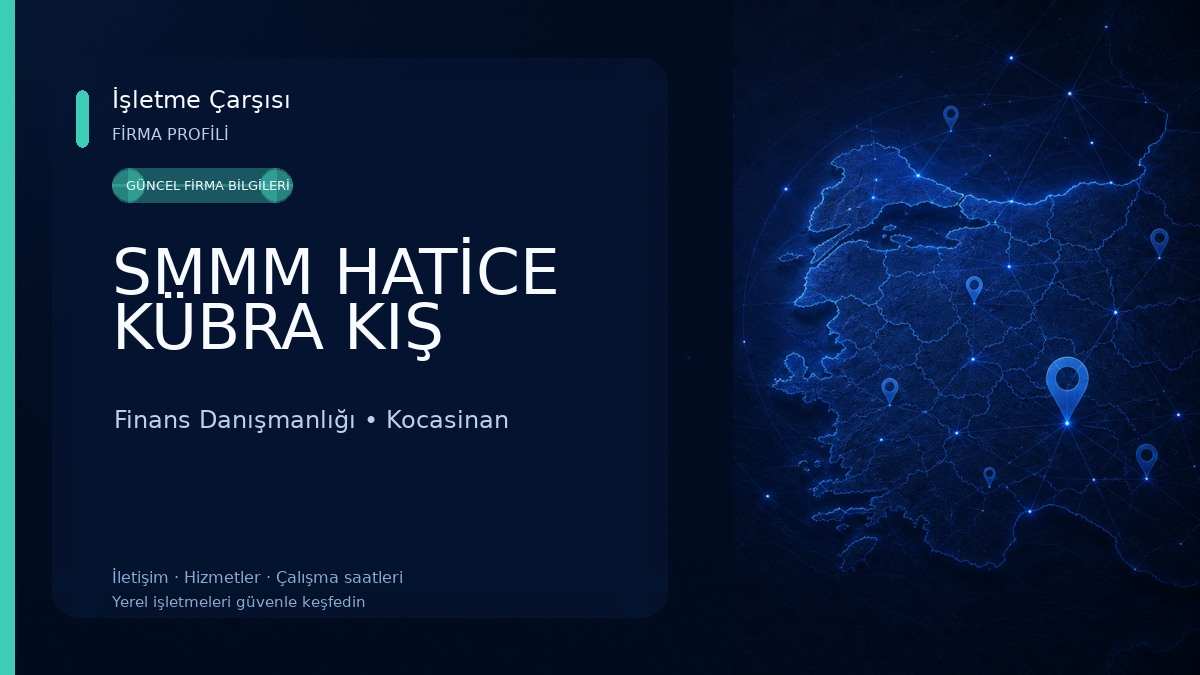 SMMM HATİCE KÜBRA KIŞ
