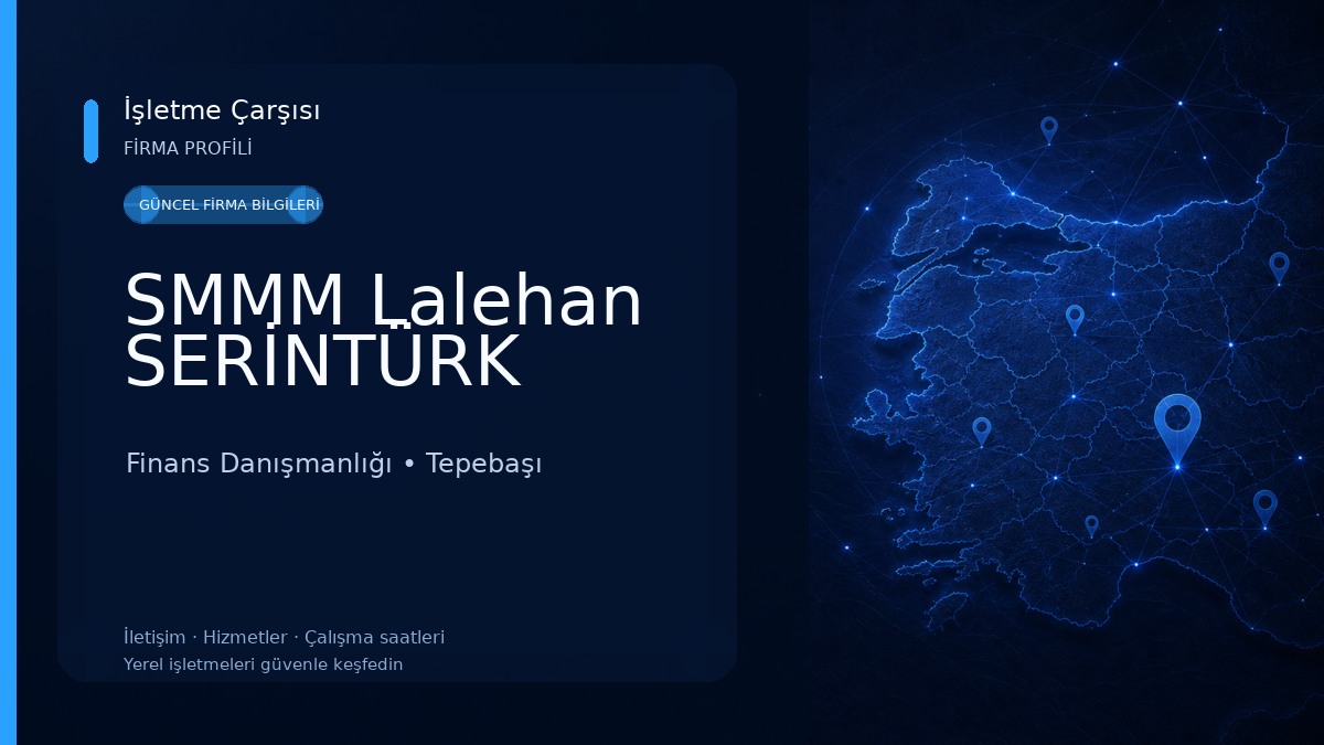 SMMM Lalehan SERİNTÜRK