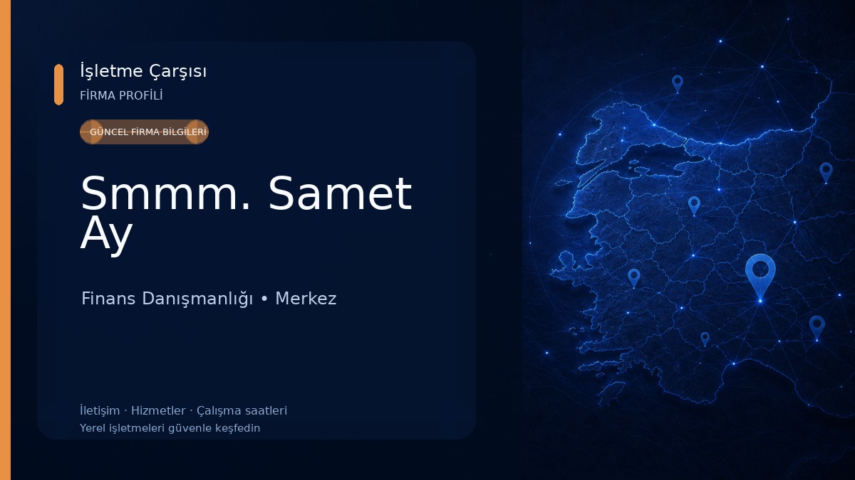 Smmm. Samet Ay