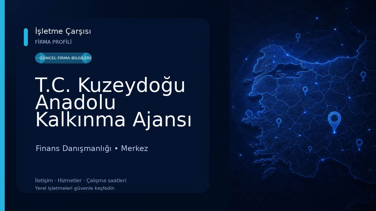 T.C. Kuzeydoğu Anadolu Kalkınma Ajansı Erzincan Yatırım Destek Ofisi