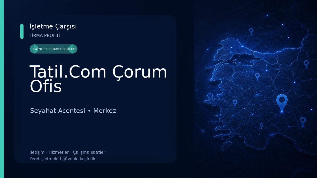 Tatil.Com Çorum Ofis