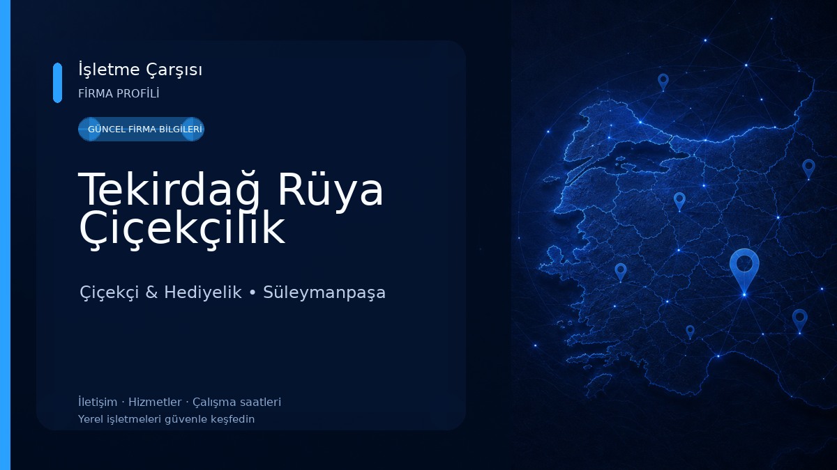 Tekirdağ Rüya Çiçekçilik
