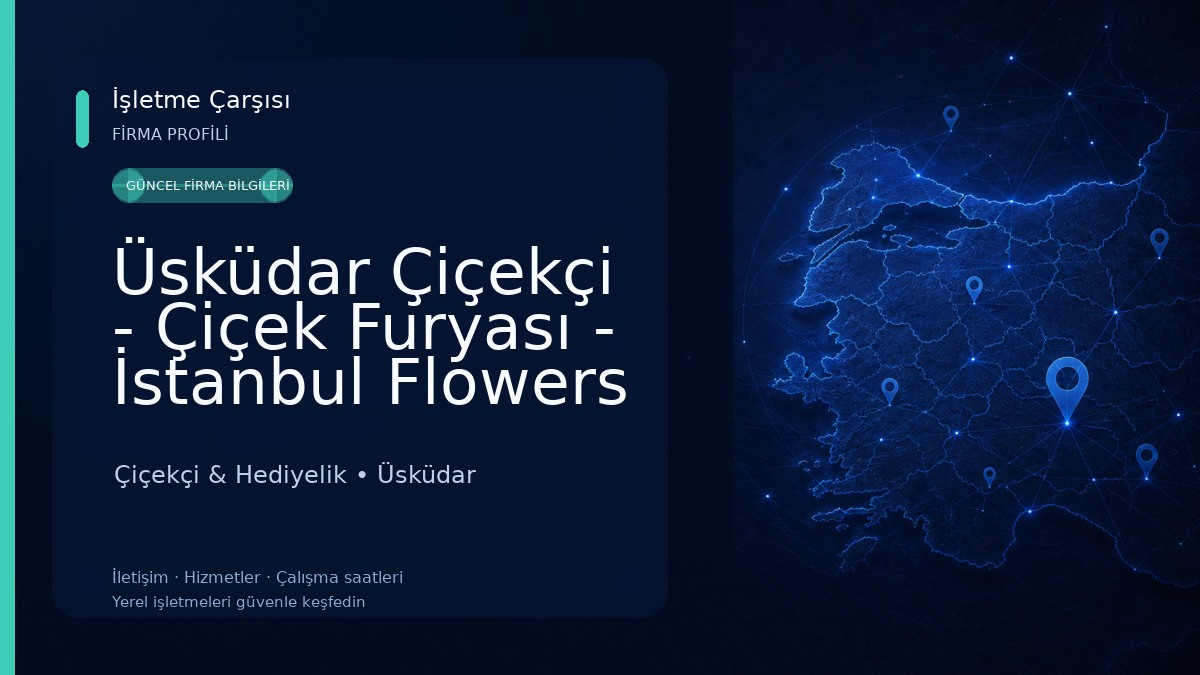 Üsküdar Çiçekçi - Çiçek Furyası - İstanbul Flowers Shop